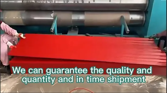 PPGI PPGL Ppal toiture ondulée à chaud carbone/aluminium/acier inoxydable/tôle de plaque d'acier galvanisée