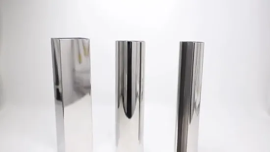 SUS Ss TP304 304L 304 316 316L 1.4301 1.4306 1.4401 1.4404 Sch40 Sch80 en acier inoxydable rond carré plat rectangulaire en acier à tube creux