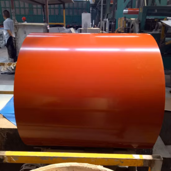 Bande de zinc enduite de couleur de vente chaude d'usine de la Chine pour la bobine d'acier PPGI PPGL de bâtiment de roulement